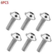 6pcs M6x20mm Motorcycle Bolts Screws Hexagon Aluminum Bolts Screws License Plate Fairing Bolts for M