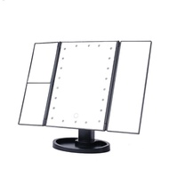 Lighted Foldable 3-Way Makeup Mirror