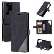 Flip Leather Wallet Case For Samsung Galaxy S24 Ultra S24 S24 Plus S23 S23 Ultra S23 Plus S23 FE A51