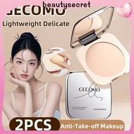 24h Shipping 【Free Gift】2PCS GECOMO Powder Rejuvenating Soft Focused Powder Matte Concealer Anti-Tak