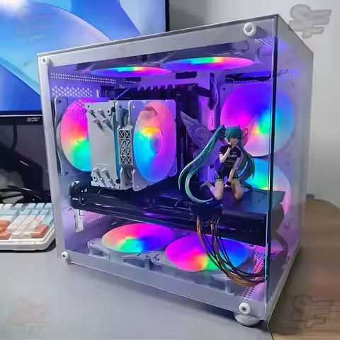 Gaming Desktop Pc Computer Rebuilt Gaming Pc R5 1500X with Rx 580 Graphics Card Ram 16g 256gb Ssd Co