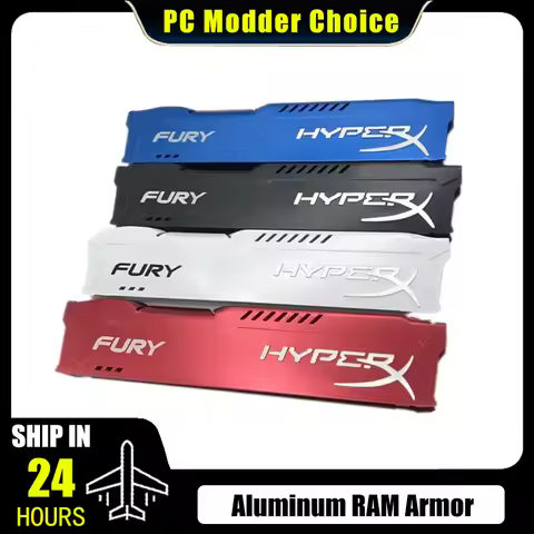 Computer Memory Cooler Radiator RAM. Heatsink for DDR2 DDR3 DDR4 Ram Amor Vest, 4 Colors