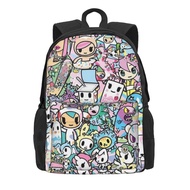 Tokidoki X JuJuBe Printing Large Capacity Bag Unisex Casual Backpack for Boys and Girls Daily Students School Shoulder Bag