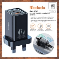 [GADGET SCORPION] MCDODO CH-859 GaN 47W Dual Port PD+QC Wall Fast Charger | PD Charger | Fast Chargi