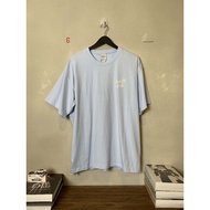 Adlv Tee Script Logo Printing Sky Blue 100% Authentic