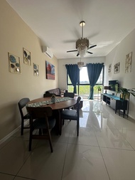 Pangsapuri 82 m² dengan 3 bilik tidur dan 2 bilik mandi peribadi di Putrajaya (Clio2 IOI Resort City