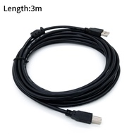 สายปริ้นเตอร์ สายUSB Printer Cable  สายต่อเครื่องปริ้นเตอร์ ความยาว 1.5เมตร/3เมตร เชื่อมต่อกับปริ้นเตอร์ สำหรับCanon Brother Samsung Hp Epson  all usb printer  A60