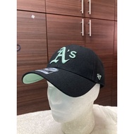 47 MVP Oakland Athletics Mint Logo Black Cap