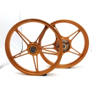 ENKEI YAMAHA LC135 SP510 / FG510 SPORT RIM ORANGE (BEARING + BUSH)