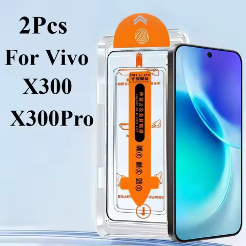 2PC Tempered Glass For Vivo X300 Pro Dust-free Installation Film Screen Protector For VIVO X300 Pro