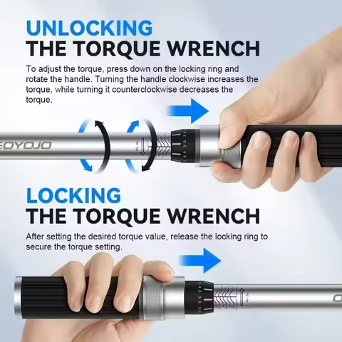 3/8” Torque Wrench 5-60N.m Square Drive Torques Key 1/4” Pro Torque Wrench 5-25N.m Professional Bicy