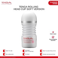 Tenga Rolling Head Cup Soft White Tenga Onacup Good Suction Glan Sex Toys Good Orgasm Male Masturbat