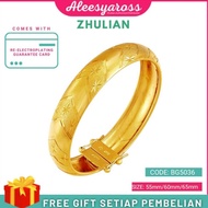 ZHULIAN Gelang Tangan BG5036 Fashion Gold Plated Bangles Zhulian Jewelry Original