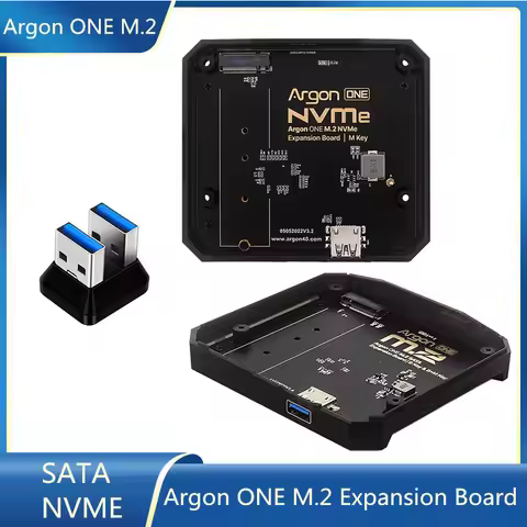Argon ONE M.2 Expansion Board USB 3.0 To M.2 SATA NVMe SSD Adapter Base For Argon ONE V2 For Raspber