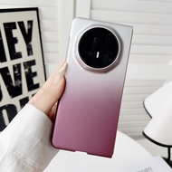 MagicV5 Thin&Light Gradient Color Metallic Paint Electroplated Matte PC Hard Flip Case For Honor Mag