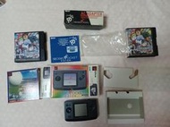 NGPC SNK NEO GEO POCKET COLOR 日本製造海外版主機＆原版日版卡帶三片＆原廠專用電源一起賣