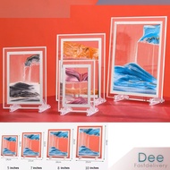Moving sandscape - Moving Sand Painting art picture - SQUARE FRAME - Moving Sand Painting art pictur