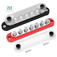 Battery Bus Terminal Block 12V Automotive, Marine Covered Distribution Block 12V - 48V