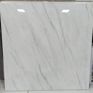 granit lantai 60x60 motif putih carara by atena textur glosy