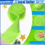 1Pc Faux Fur Fabric Synthetic Plush Patch Comfortable DIY Craft for Gnomes Beard Hair Cosplay Costum