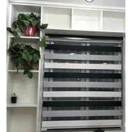 AIMYA Zebra Double Roller Blinds Venice Korean  for Office Home Windows 60x160 80x160 100 160 120x16
