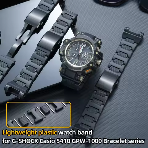 GPW1000 Lightweight plastic watch band for G-SHOCK Casio 5410 GPW-1000 Bracelet series Modified men'