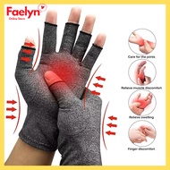 Sarung Tangan Terapi | Compression Therapy Glove Open Finger Thumb Half Finger Gloves Wrist Support 