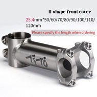 TiTo Ultralight Titanium Bike Stem MTB Mountain Road Bicycle Handlebar Stem 25.4mm/31.8mm x Length 5