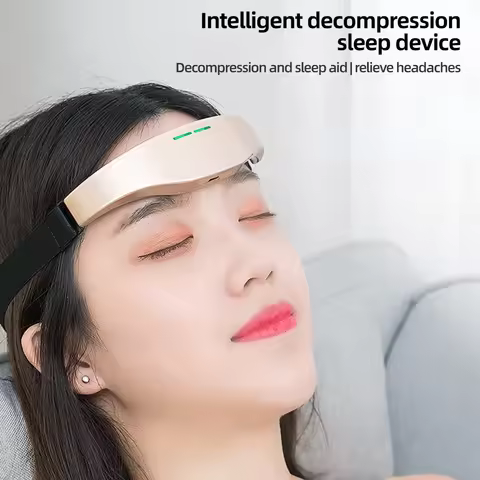 Electric Head Massager Headache and Migraine Relief Brain Stimulator Therapy Machine Migraine Insomn