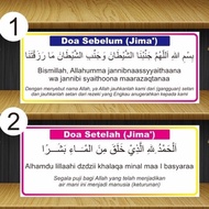 Prayer stickers before and after the jima