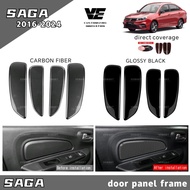 Vemart proton saga new vvt 2016-2024 car door trim panel frame garnish accessories saga baru aksesor