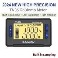 TN05 High Precision Battery Tester Built-in Sampling Coulomb Meter 8-80V 50A Capacity Indicator Volt