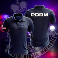 BAJU PDRM ROYAL 2024 new edition T SHIRT POLICE MALAYSIA FRONTLINER TSHIRT MICROFIBER ROUND NECK JER