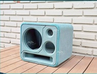 ตู้โค้ง พอร์ตหน้า (ทรงลูกเต๋า) 6.5"HK (2โอม 80w) เท่านั้น [ตู้เปล่า งานดิบ/ หุ้มหนัง]