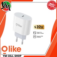 OLIKE C309CC 30W TYPE-C TO TYPE-C Olike 30W Fast Charger C309CC PD PPS Type-C 1M Cable