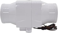 Vuzmode 4" In-Line Marine Bilge Air Blower DC 12V 270 CFM Boat White Marine Engine Blower