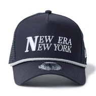 Wordmark Golf Navy Rope 9FORTY A-Frame Trucker Adjustable Cap