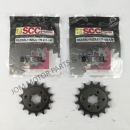 【SCC】415 YAMAHA SRL115/Y125ZR/RXZ/LC135/Y15ZR/Y16ZR Front Sprocket Spoket Depan (13T 14T 15T 16T)