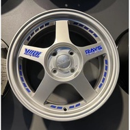Rays Volk Racing Rims 15x6.5JJ 4H100 ET40 (New Rim)