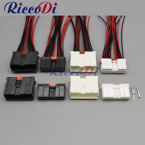 1 Set DJ7201Y-2-11/21 20 Pin Vehicle Cable Line Connector Unsealed Automotive Electrical Plug Wire H