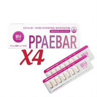 PPAEBAR - 【4盒】PPAEBAR 溶脂美容塑形丸(1盒14粒)【平行進口】此日期前最佳 2026年5月9日 新舊包裝隨機 (8809747821082_4)