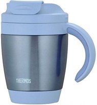 (淺藍色) 日本Thermos 270ml不鏽鋼真空保溫杯