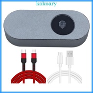 KOK Fingerprint Login Device For Win 10 11 Fast Recognition USB C Port Expansion Fingerprint Reader 