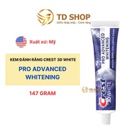 [NK Mỹ] Kem đánh răng Crest 3D White Advanced triple Whitening 158g - TD Shop