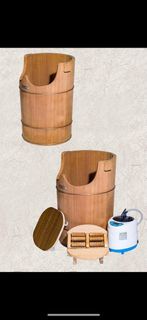雅典木桶 足蒸桶 高級檜木 ❗️原木桶 泡腳桶