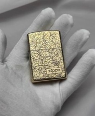 全新有盒Zippo煤油打火機 唐草 精雕