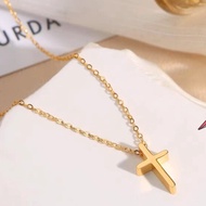 PREMIUM Cross Necklace Jewelry Titanium Cross Necklace Plain Stainless Steel Titanium Cross Necklace