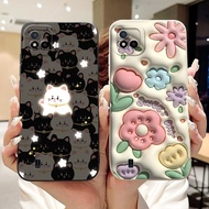 For Realme C11 2021 Case RMX3231 Aesthetic Cute Cat Fashion Funny Silicone Phone Case For Realme C11