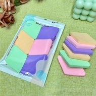 6in1 Sponge Blender Foundation Diamond shape make-up 4 contents sponge