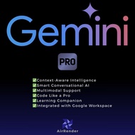 Google Gemini Pro Private Account | Veo 3+Flow+1000 AI Credit+2TB Storage